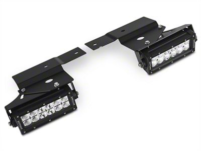 ZRoadz Two 6-Inch LED Light Bars with Fog Light Mounting Brackets (10-14 F-150 Raptor)