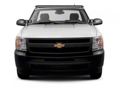 ZRoadz Four 3-Inch LED Pod Lights with Hood Hinge Mounting Brackets (07-13 Silverado 1500)