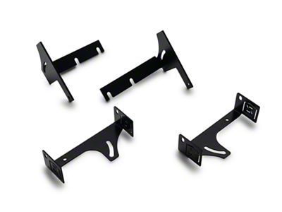 ZRoadz 6-Inch LED Light Bar Rear Bumper Mounting Brackets (09-18 RAM 1500, Excluding Rebel)