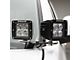 ZRoadz Four 3-Inch LED Pod Lights with Hood Hinge Mounting Brackets (07-13 Sierra 1500)