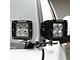 ZRoadz Four 3-Inch LED Pod Lights with Hood Hinge Mounting Brackets (14-18 Sierra 1500)