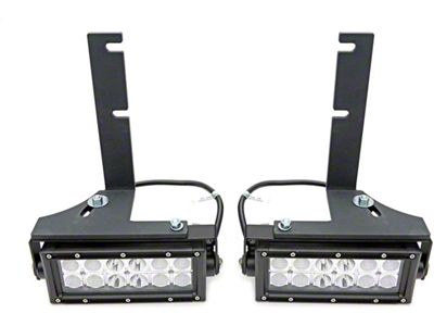 ZRoadz Two 6-Inch LED Light Bars with Rear Bumper Mounting Brackets (15-19 6.0L Sierra 3500 HD)