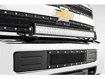 ZRoadz 30-Inch LED Light Bar Top Bumper Mounting Brackets (20-23 Silverado 3500 HD)