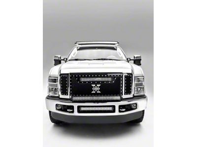 ZRoadz Two 3-Inch LED Pod Lights with Hood Hinge Mounting Brackets (11-16 F-250 Super Duty)