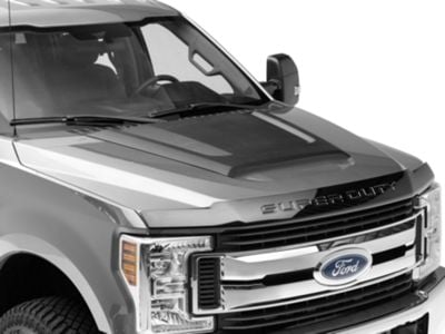 Air Design F-250 Super Duty Hood Scoop; Satin Black FO23A01 (17-22 F ...