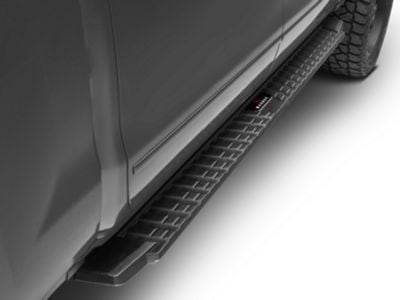 Silverado 1500 T-Style Running Boards; Black (07-18 Silverado 1500 Crew ...