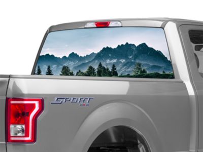 SEC10 F-150 Perforated Lake Rear Window Decal T542476 (97-25 F-150 ...