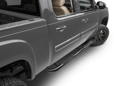 Barricade Sierra 1500 3-Inch Side Step Bars; Rocker Mount; Black ...