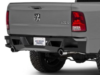 Barricade RAM 1500 Extreme HD Rear Bumper; Textured Black R102617 (09 ...