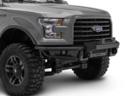 Barricade HD4 Tubular Winch Mount Front Bumper with LED Fog Lights (15-17 F-150, Excluding Raptor)