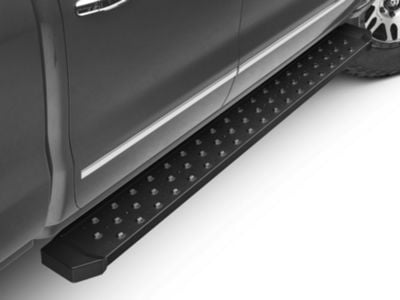 Barricade Silverado 1500 Rattler Running Boards; Textured Black S101484 ...