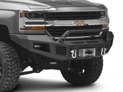 Barricade Silverado 1500 HD Winch Front Bumper with LED Lighting ...