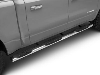 RAM 1500 5-Inch Extreme Wheel-to-Wheel Side Step Bars; Stainless Steel ...