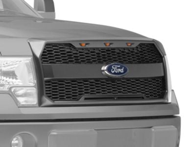 RedRock F-150 Baja Upper Replacement Grille with LED Lighting and ...