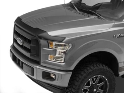 F-150 Aeroskin Hood Protector; Matte Black (15-20 F-150, Excluding Raptor)