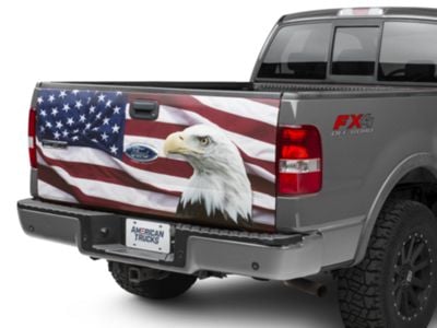 SEC10 F-150 Flag & Eagle Tailgate Decal T532538 (97-14 F-150)