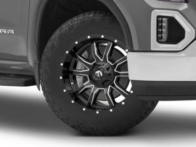 Fuel Wheels Sierra 1500 Vandal Gloss Black Milled 6-Lug Wheel; 20x9 ...