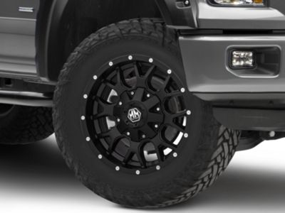 Mayhem Wheels F-150 Warrior Matte Black 6-Lug Wheel; 20x9; -8mm Offset ...