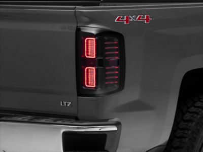 Morimoto Silverado Xb Led Tail Lights Black Housing Smoked Lens Lf Silverado