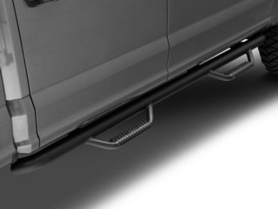 N-Fab F-150 Cab Length Nerf Side Step Bars; Textured Black F1585CC-TX ...