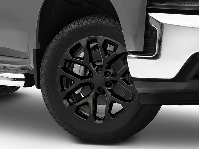 Performance Replicas PR177 Gloss Black 6-Lug Wheel; 20x9; 24mm Offset (19-24 Silverado 1500)