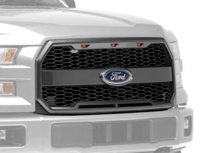 Redrock F-150 Baja Upper Replacement Grille With Led Lighting And 