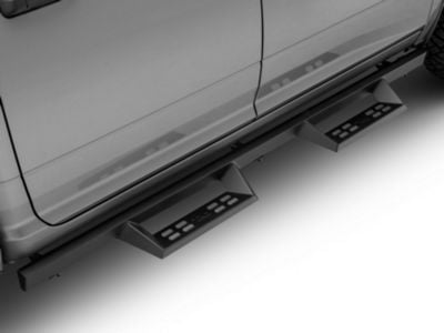 RAM 1500 4-Inch Drop Sniper Running Boards; Textured Black (09-18 RAM ...