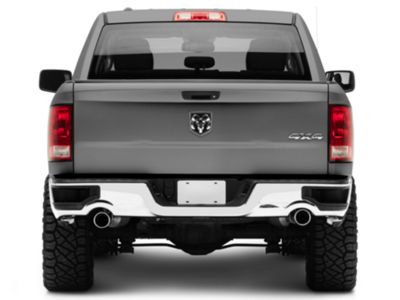 RAM 1500 Corner Step Style Steel Rear Bumper; Not Pre-Drilled for ...