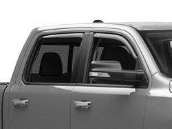 In-Channel Ventvisor Window Deflectors; Front and Rear; Dark Smoke (19-24 RAM 1500 Crew Cab)