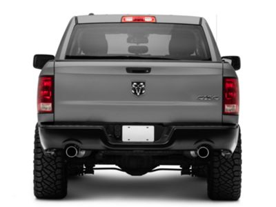 RAM 1500 OEM Style Steel Rear Bumper; Not Pre-Drilled for Backup ...