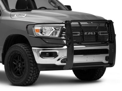 Ram 1500 Rugged Heavy Duty Grille Guard; Black (19-24 Ram 1500 