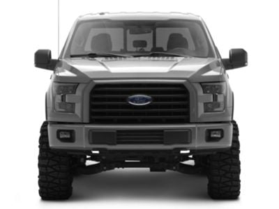 Raxiom F-150 XR Series LED Projector Headlights with DRL; Black Housing ...