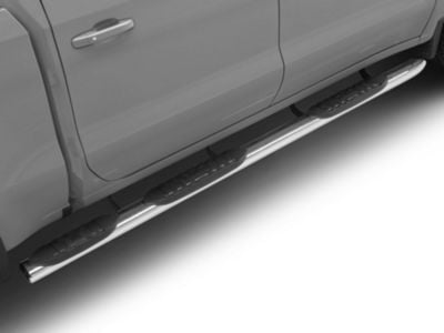 RedRock Silverado 1500 5-Inch Oval Bent Wheel to Wheel Side Step Bars ...