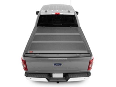 Rough Country F-150 Hard Low Profile Tri-Fold Tonneau Cover 47221550B ...