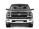 Rough Country Mesh Upper Grille Inserts with 30-Inch Black Series LED Light Bar; Black (14-15 Silverado 1500)