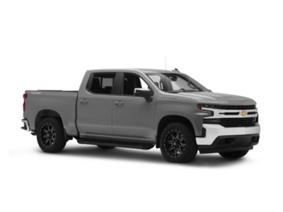 Rough Country Silverado 1500 HD2 Running Boards; Black SRB01900B (19-25 ...