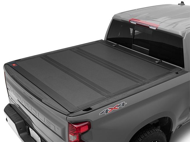 Rough Country Hard Tri-Fold Flip-Up Tonneau Cover (19-24 Silverado 1500 w/ 5.80-Foot Short Box)