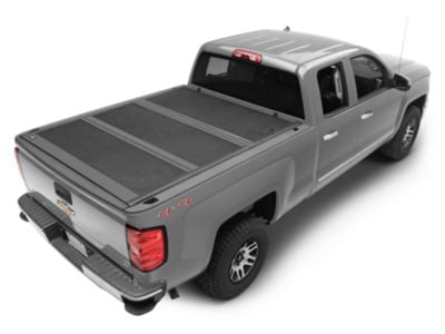 Rough Country Silverado 1500 Hard Low Profile Tri-Fold Tonneau Cover ...