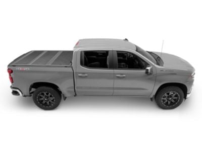 Rough Country Silverado 1500 Hard Low Profile Tri-Fold Tonneau Cover ...