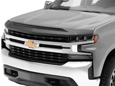 Silverado 1500 Aeroskin LightShield Hood Protector; Black (19-24 ...