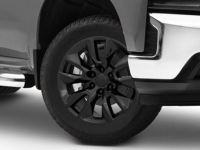 Silverado 1500 RST Style Black 6-Lug Wheel; 20x9; 28mm Offset (19-24 ...