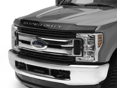 F-250 Super Duty Hood Letter Inserts; Stainless Steel (17-22 F-250 ...