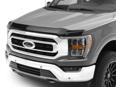 Weathertech F-150 Low Profile Hood Protector; Dark Smoke 55194 (21-25 F ...