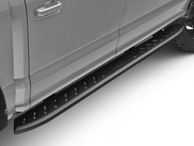 F-150 Thrasher Running Boards; Textured Black (15-25 F-150 SuperCab ...