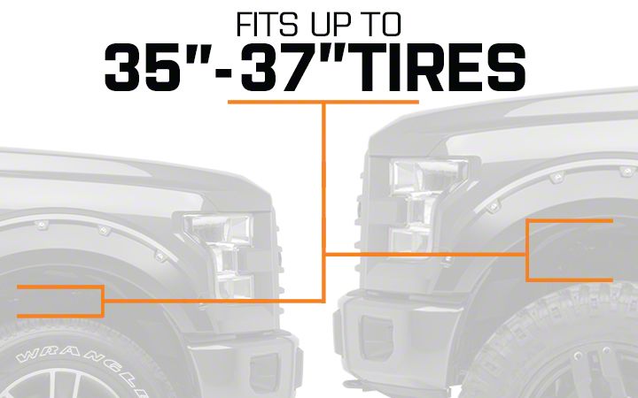 F250 6 Inch to 8 Inch Lift Kits 2011-2016